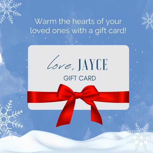 Love, Jayce gift card